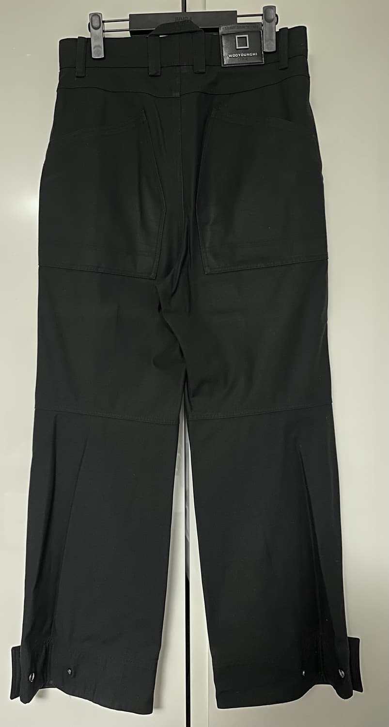[46] 우영미 플랩 팬츠 블랙 상품이미지2