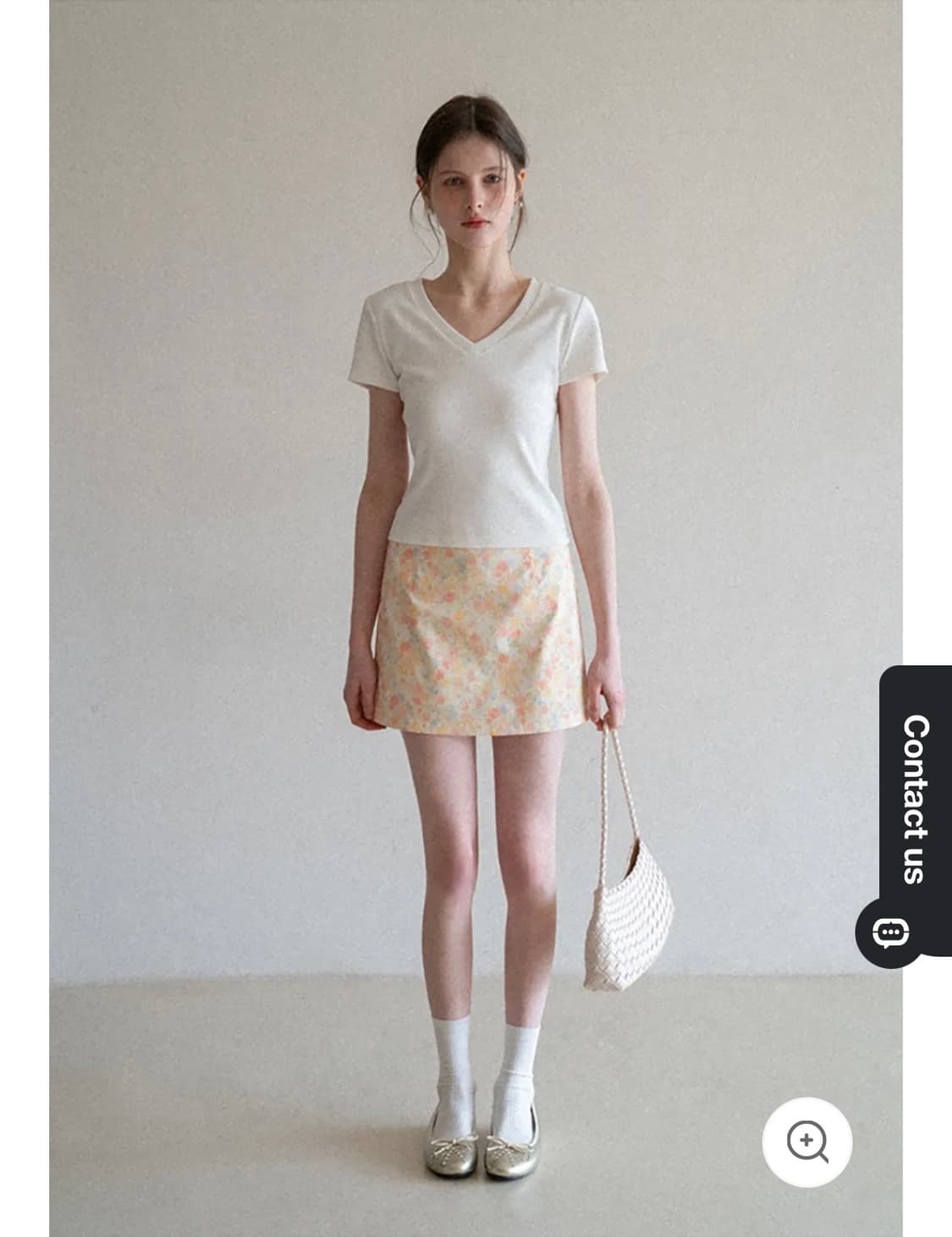 에그카 eggka 플로럴 프린트 미니스커트 상품이미지2