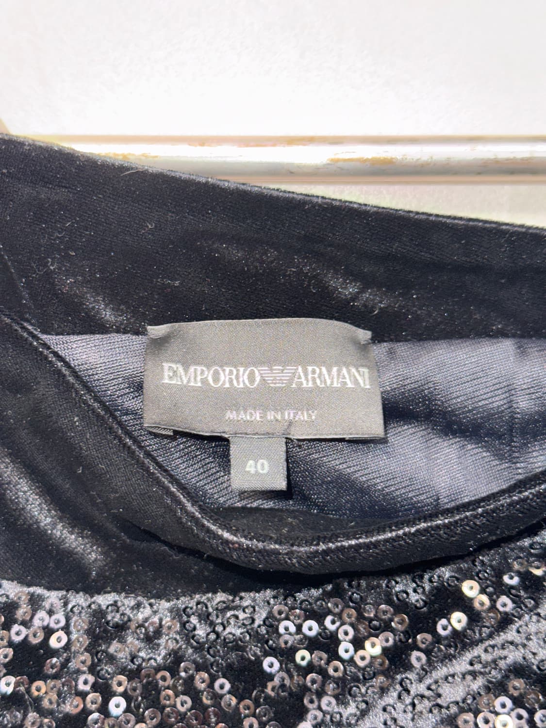 Emporio Armani velvet spangle sleeveless 상품이미지4