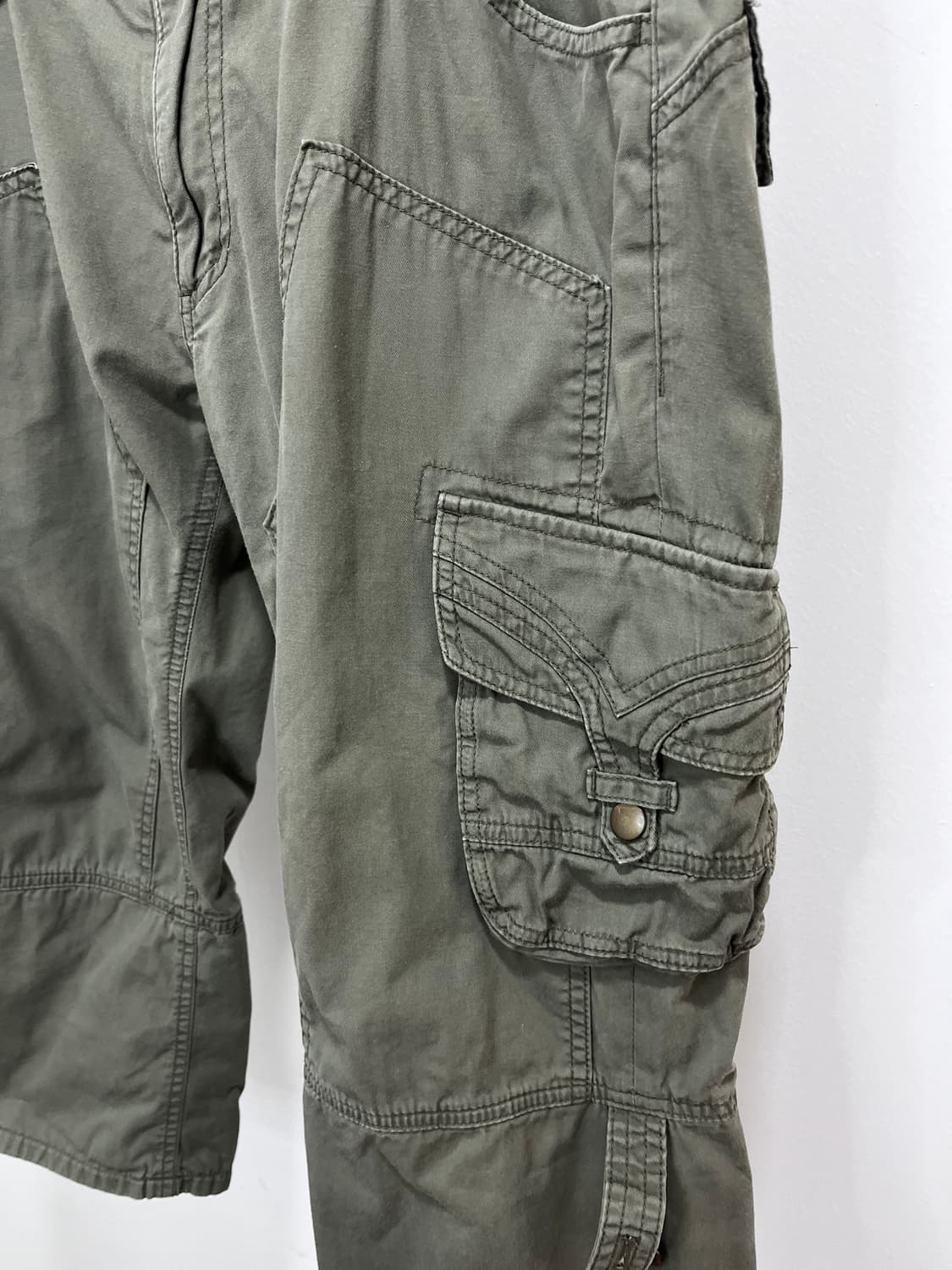 MICHEL KLEIN 펑크 카고 카프리 팬츠 상품이미지4