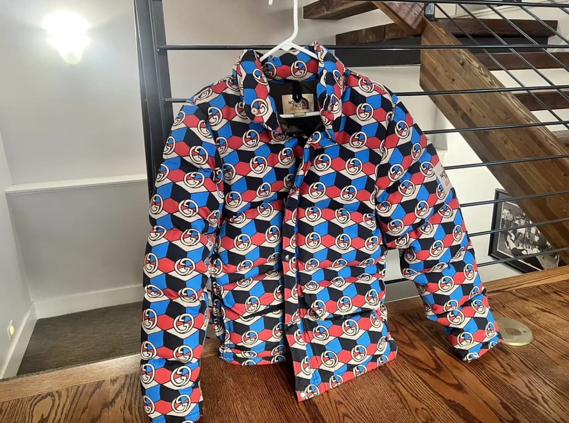 Rare 구찌 노스페이스 푸퍼 다운 자켓  s  상품이미지2