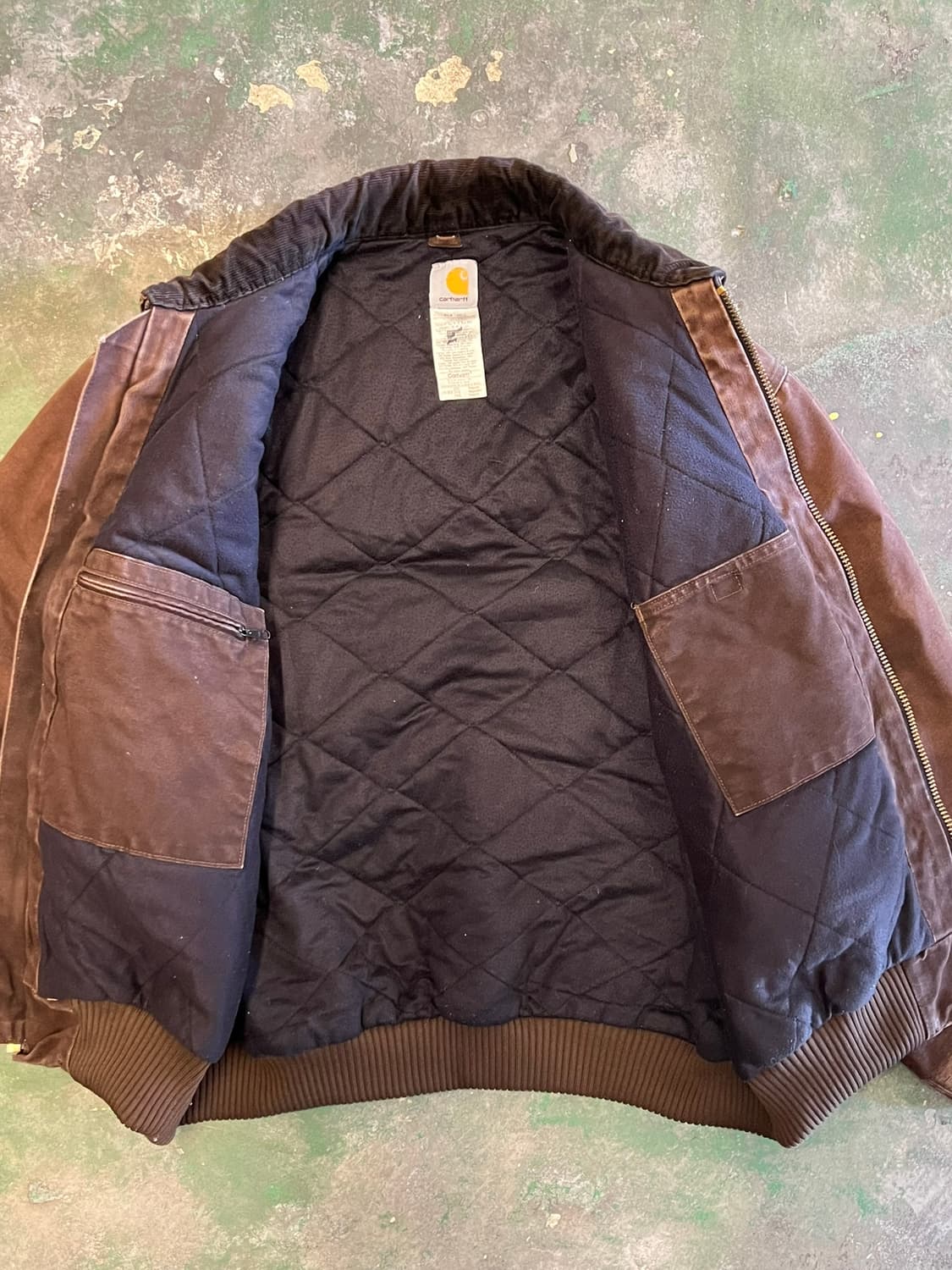 [2XL] 칼하트 산타페 J14 덕 캔버스 DKB 다크브라운 빈티지 자켓 상품이미지6