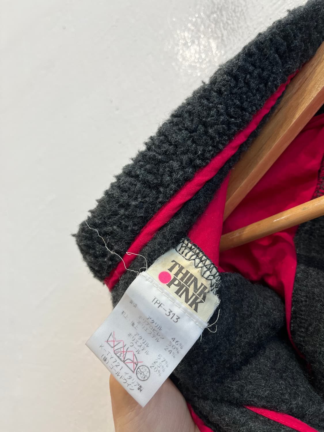 THINKPINK 에스닉 반집업 풀오버 플리스 Made in ITALY 상품이미지9