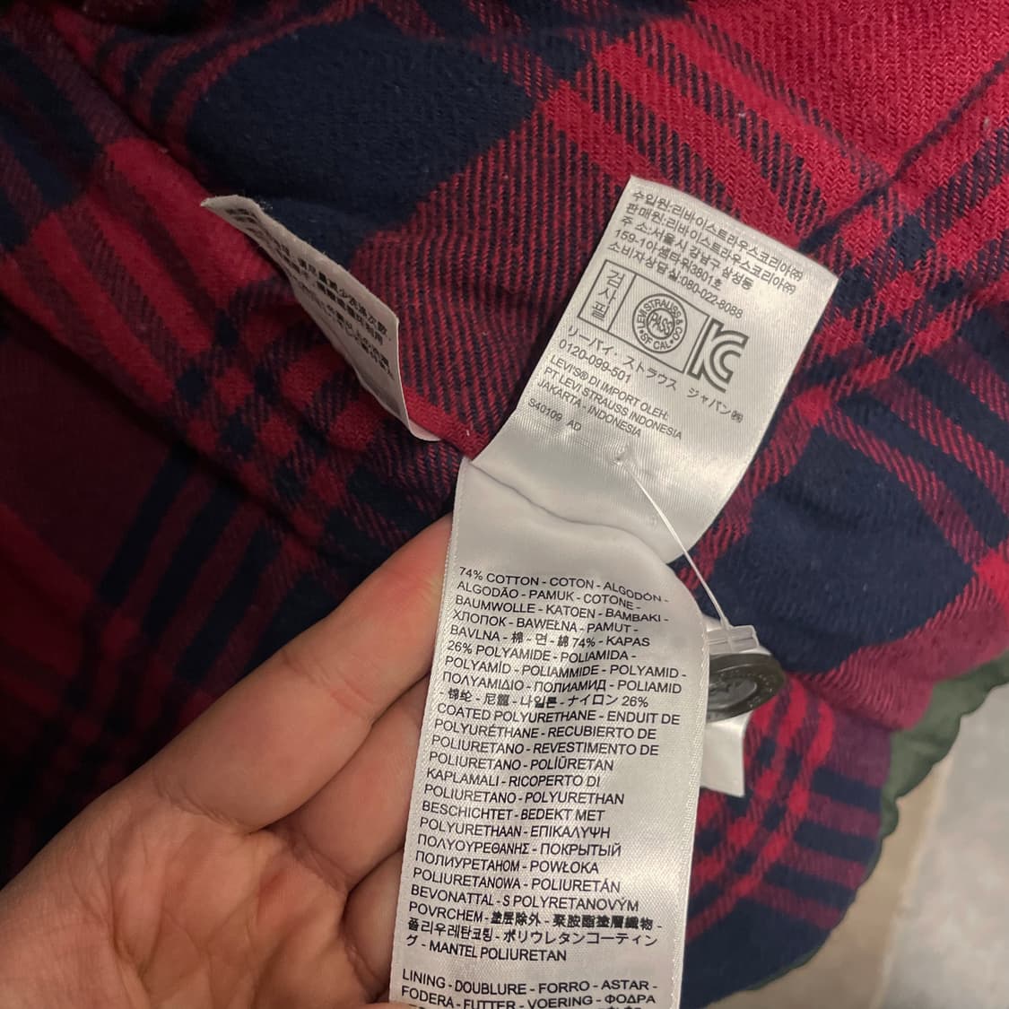 리바이스 덕 다운 시어링 야상 자켓 파카 상품이미지8