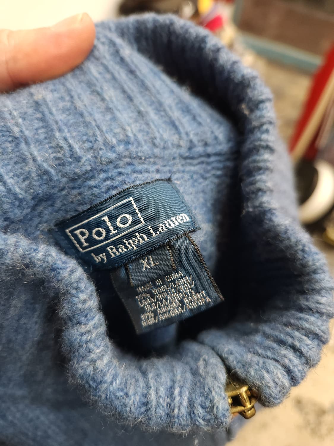 폴로 랄프로렌 울 앙고라 혼방 반집업 니트

 상품이미지5