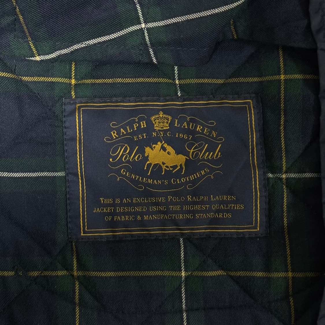 폴로랄프로렌 네이비 퀄팅 자켓 XS 상품이미지6