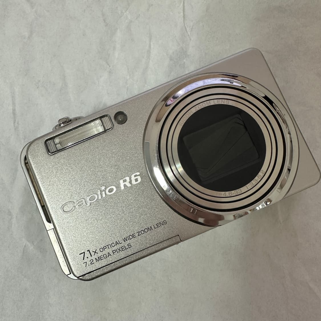 리코 Ricoh Caplio R6 빈티지디카 실버 + 정품배터리 충전기 상품이미지2
