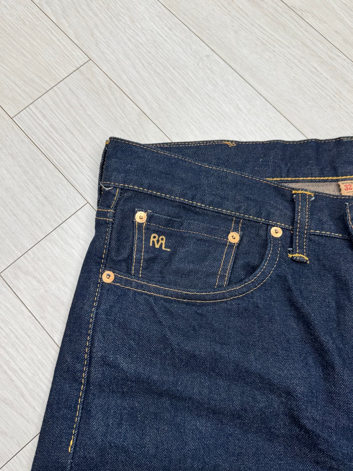 RRL 더블알엘 스트레이트핏 셀비지 진 상품이미지3