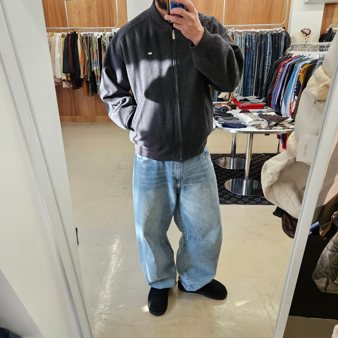 LACOSTE 라코스테 리버시블 양면 울자켓 블루종 L~XL 상품이미지9