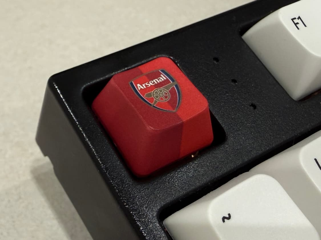아스날 키보드 키캡 5종 세트 (25-26 유니폼 패턴) 상품이미지2