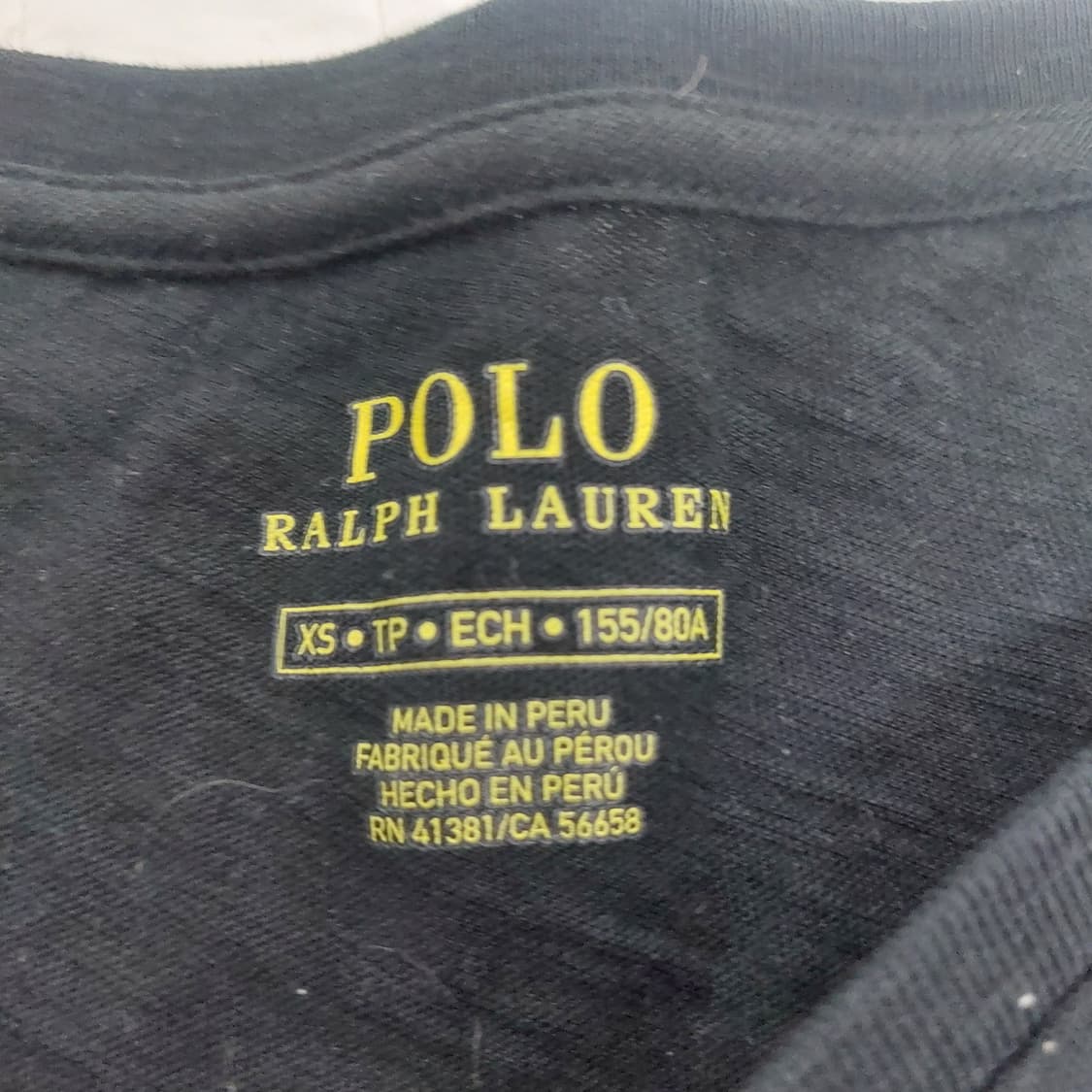 폴로 랄프로렌 7부 보트넥 롱슬리브 블랙 상품이미지4