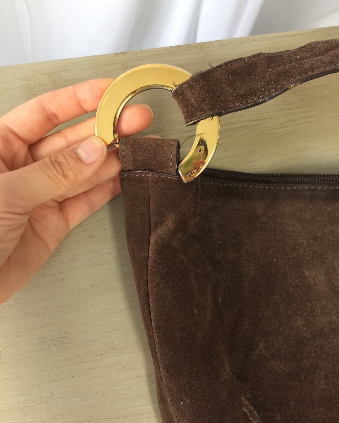 suede hand bag 상품이미지6