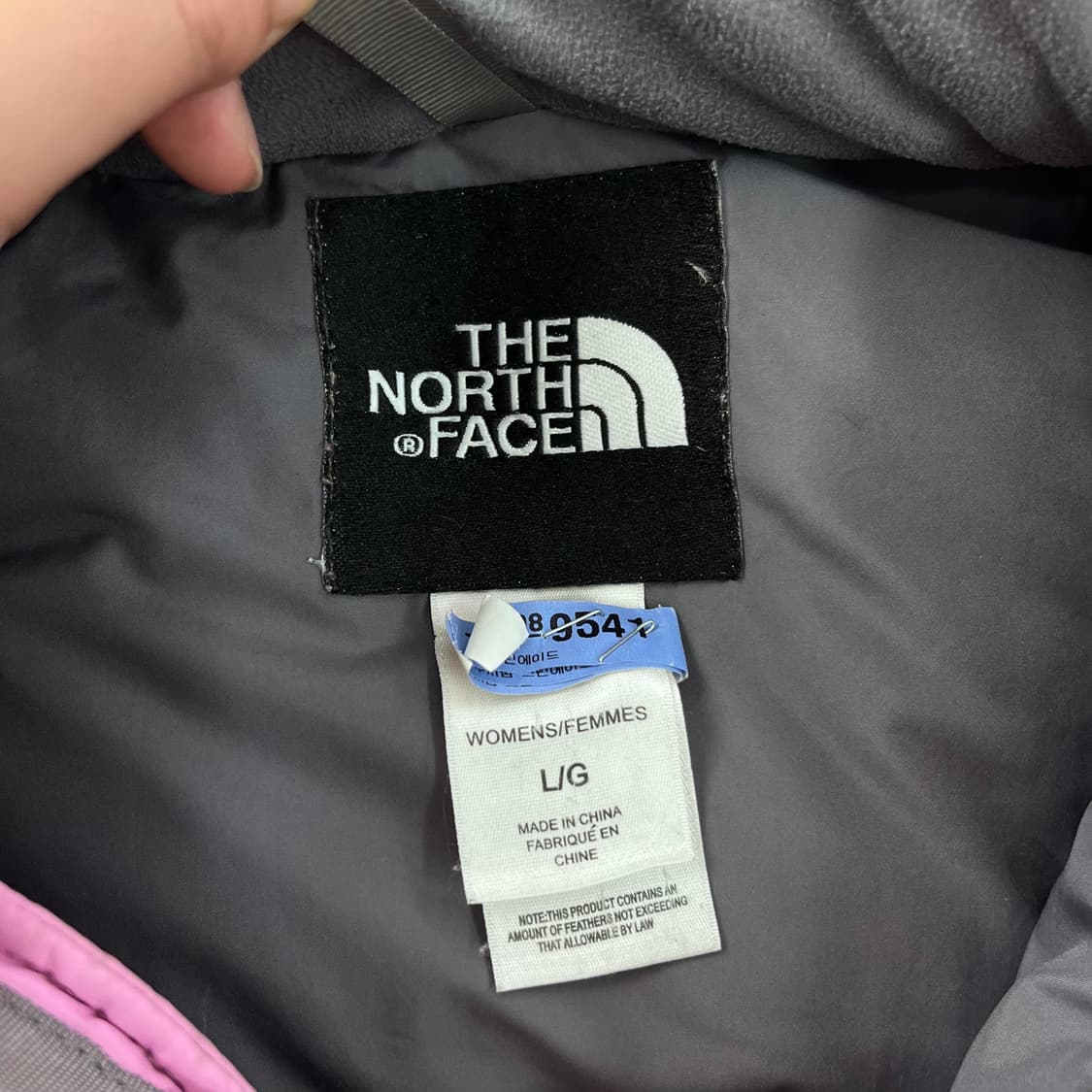 95 노스페이스 해외판 희귀 딸기우유 핑크 700 눕시 패딩 상품이미지3