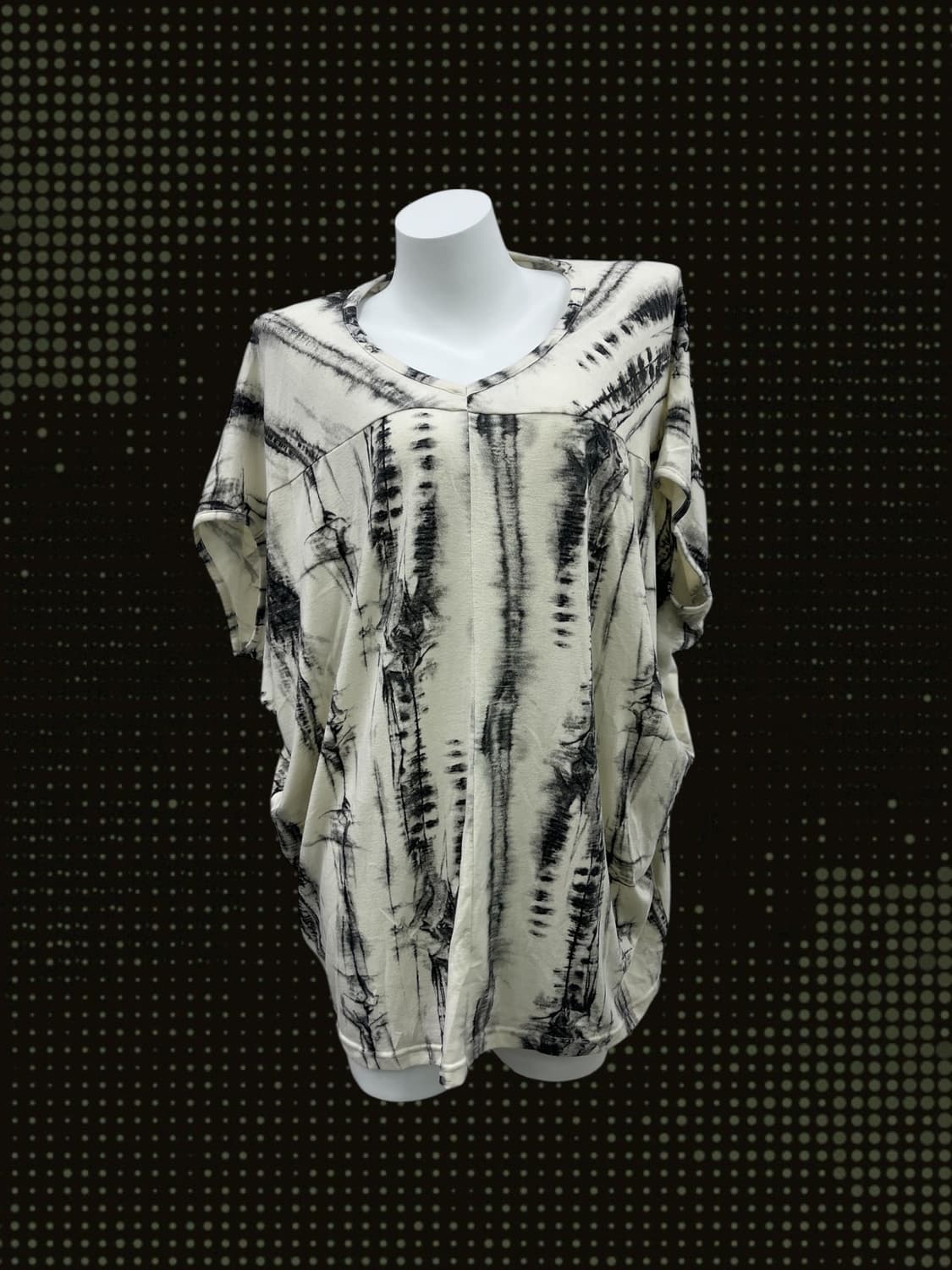 thorn shape tie-dyed t-shirt 상품이미지2