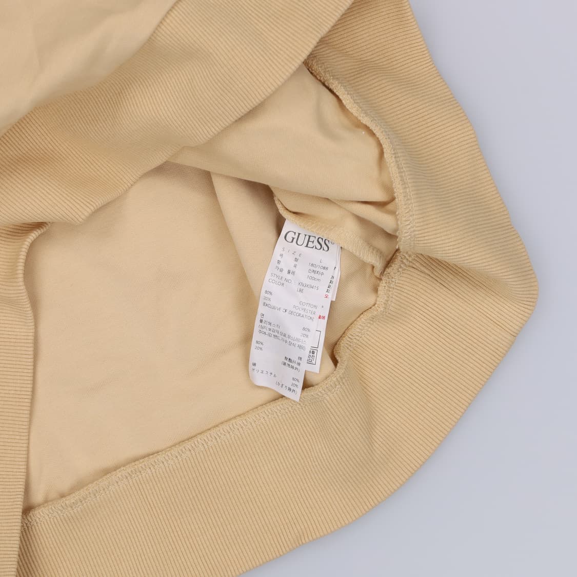 [L] 게스 스몰로고 맨투맨 티셔츠 1223H2 상품이미지4