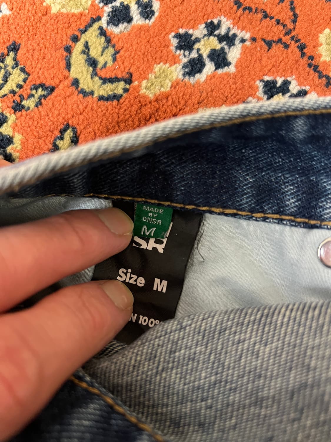 [M] DNSR 시그니처 플레어 부츠컷 데님 팬츠 연청 상품이미지5