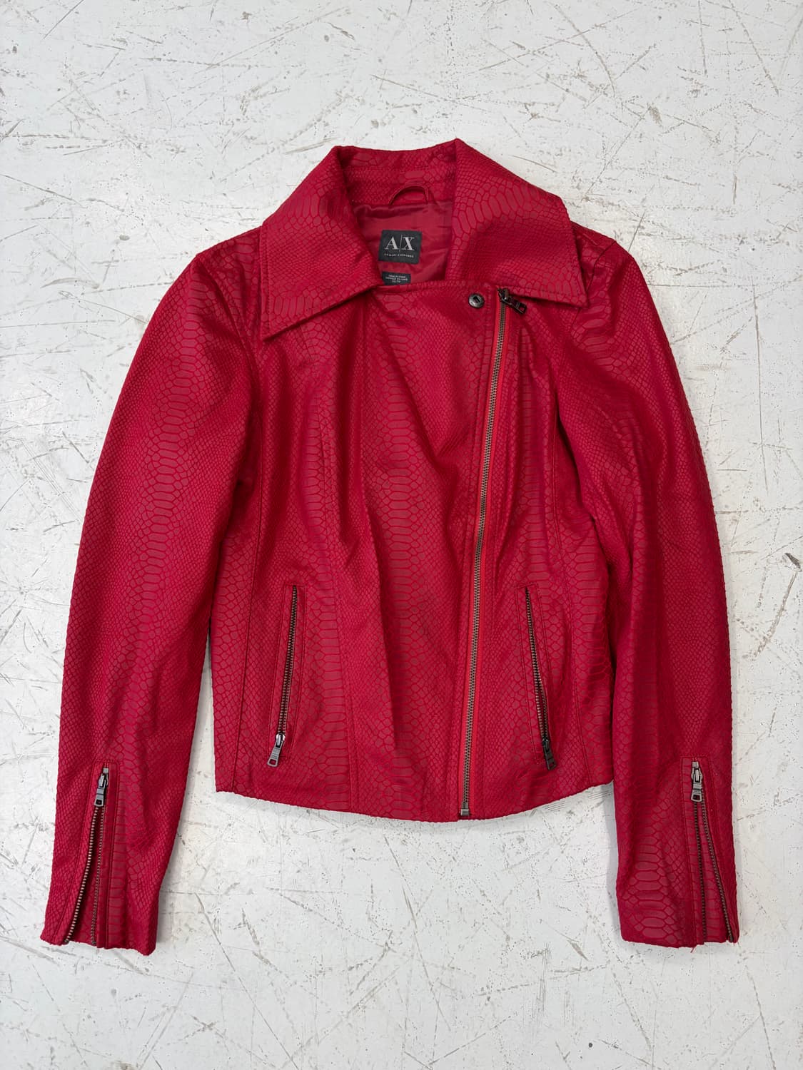 Armani exchange 레드 크롭 자켓 상품이미지5