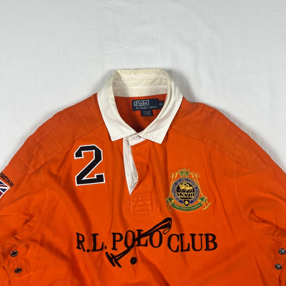 폴로랄프로렌 polo club 로고 긴팔 피케셔츠 상품이미지2