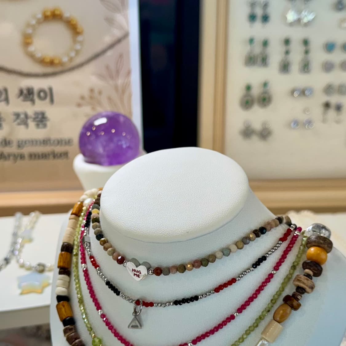♥️허그미 원석목걸이♥️ 상품이미지8