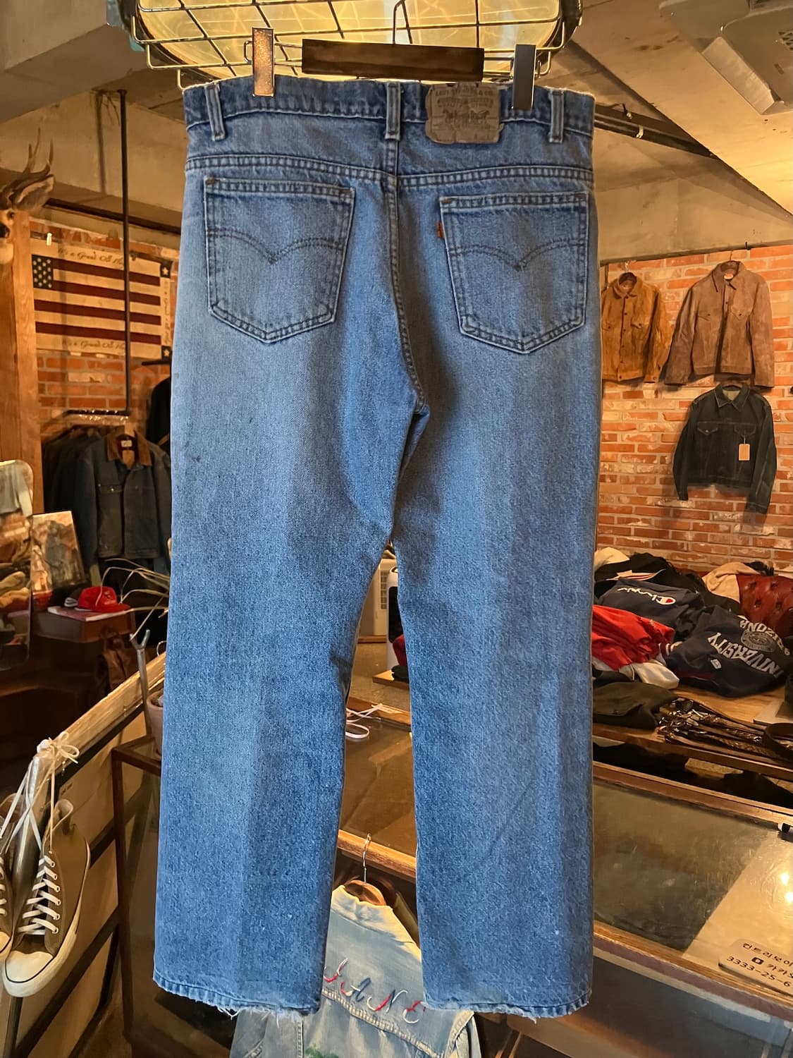 90s USA Levis 517 Boot Cut Denim Pants 상품이미지5