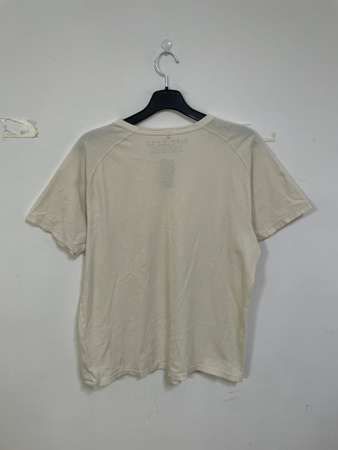 나이젤카본 포켓 반팔 티셔츠 아이보리 상품이미지3