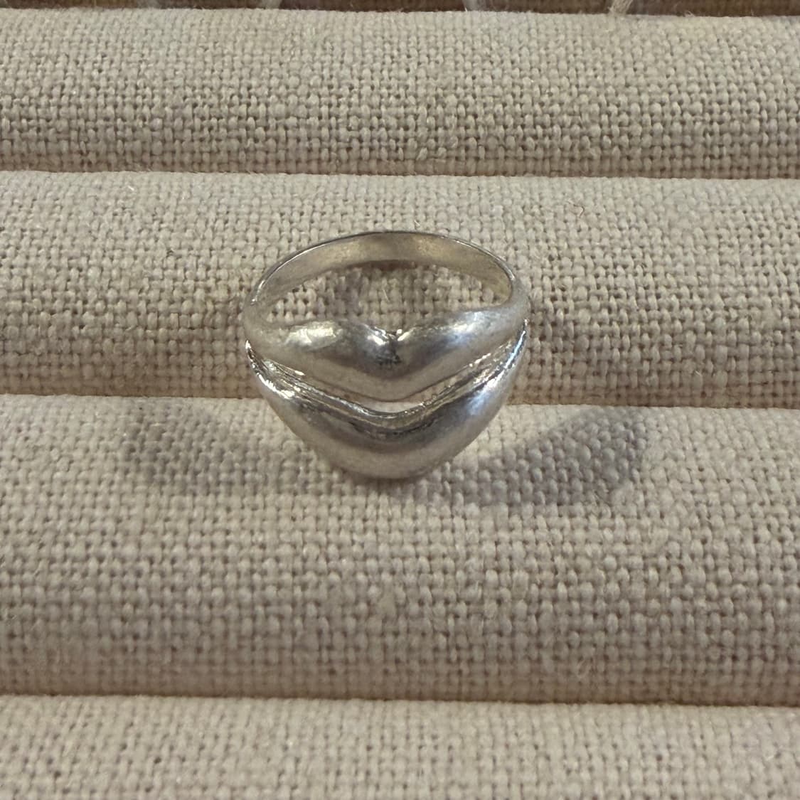 새상품 여성 신주 은도금 입술 반지  상품이미지4