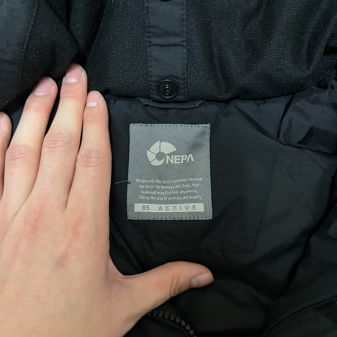 네파 액티브 구스다운 롱패딩 XS/85  상품이미지5