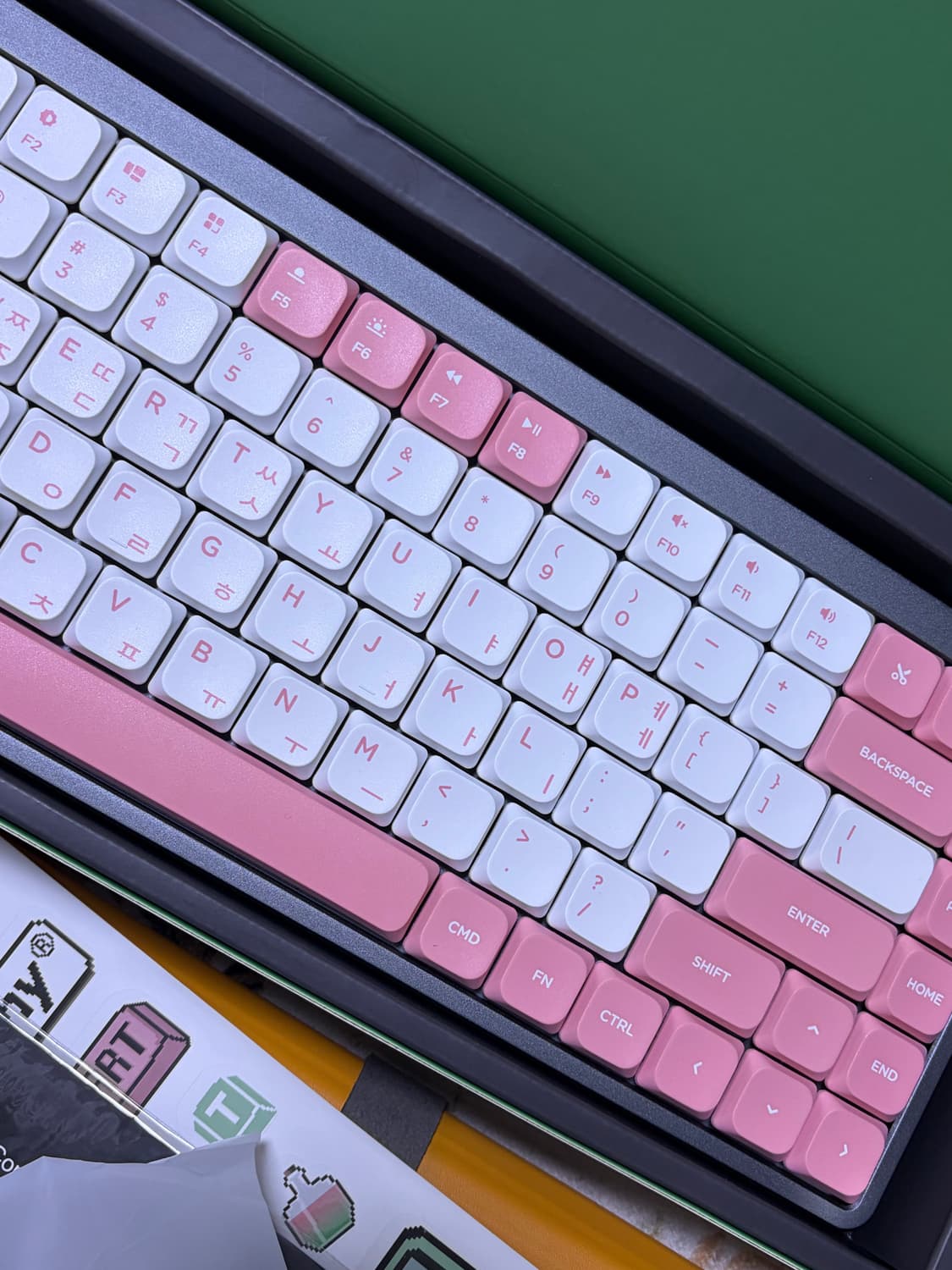 누피 에어75 키보드 (핑크) 갈축 Nuphy air75 상품이미지3