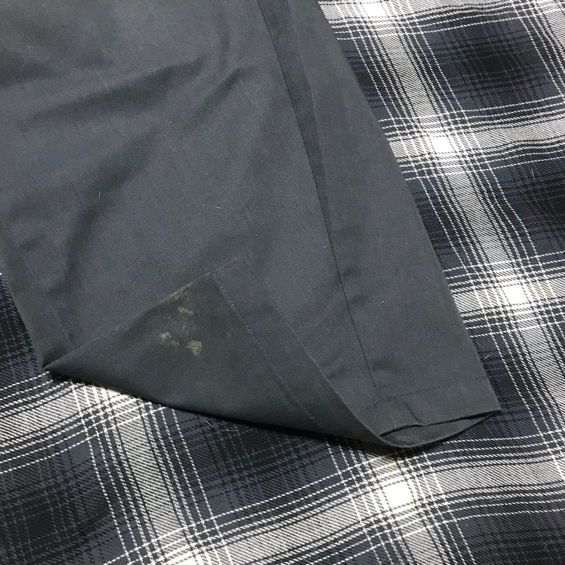 Gu 와이드 커브 핀턱 치노 차콜 그레이 상품이미지4