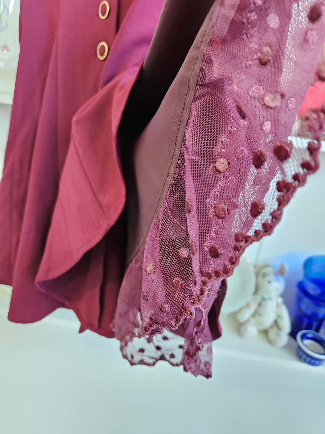 Secret Magic 와인 점퍼원피스 상품이미지4