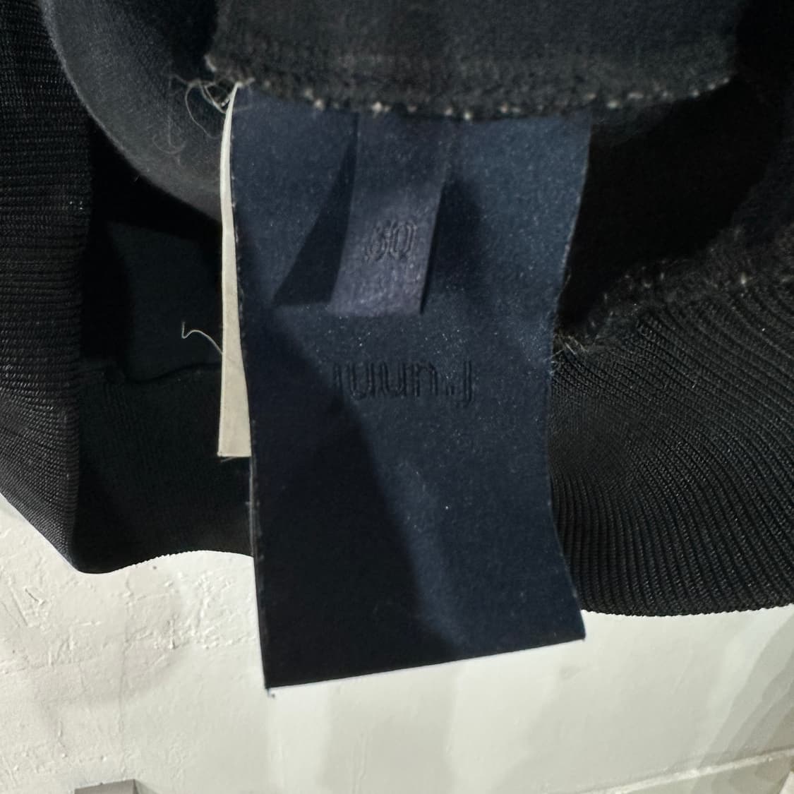 준지 네오프렌 레터링 후드티 50 상품이미지5