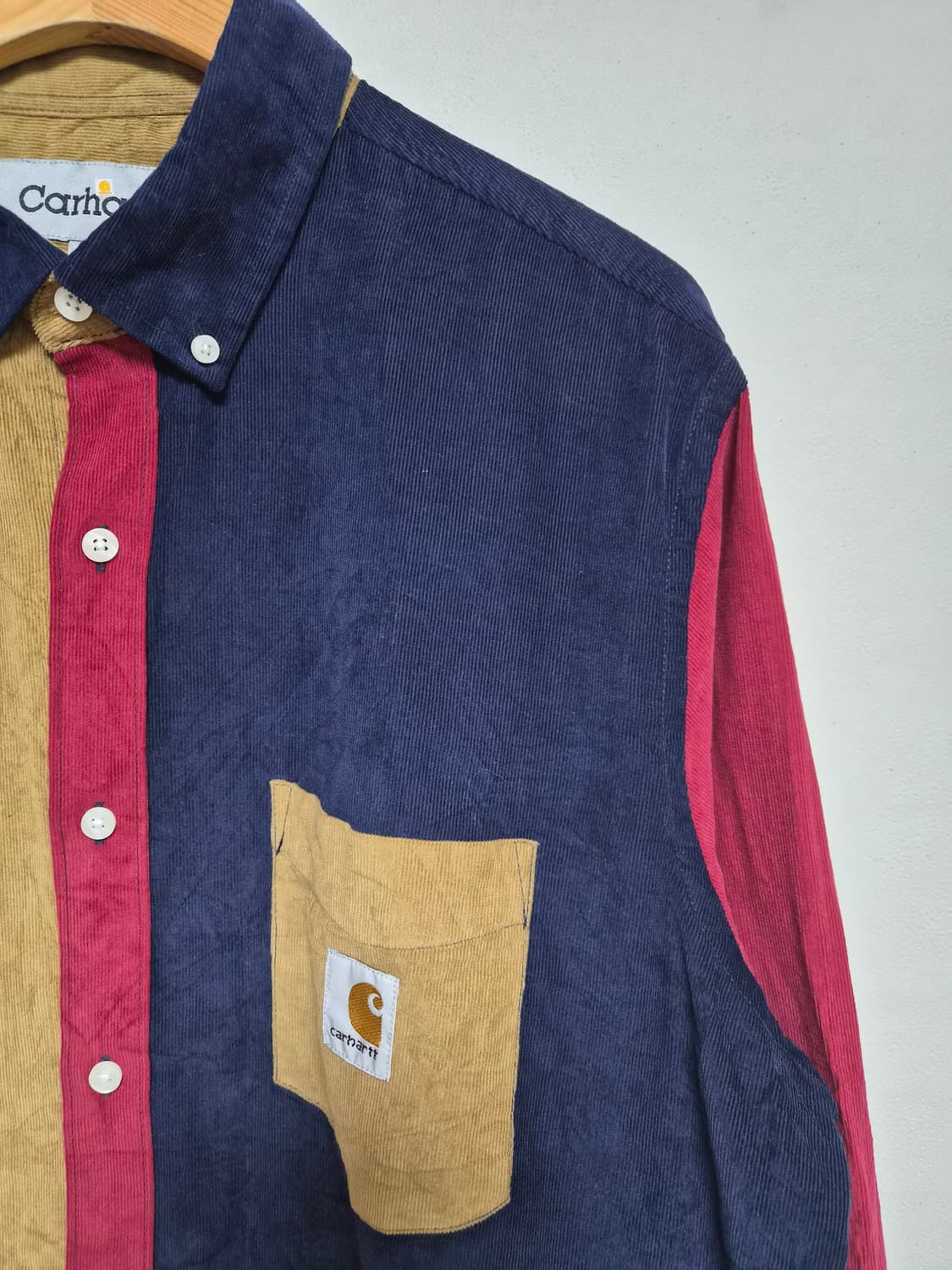 칼하트Carhartt 배색 코듀로이 셔츠 L - S229 상품이미지3