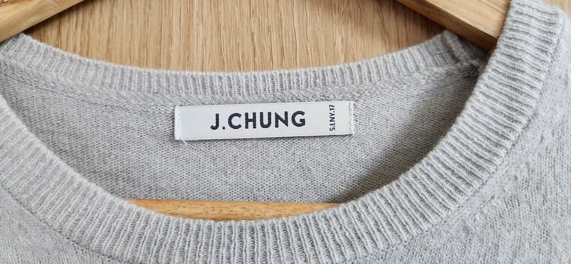 J CHUNG 제이청 니트 얇은니트 겨울의류 여성옷 연그레이 프리사이즈 상품이미지1