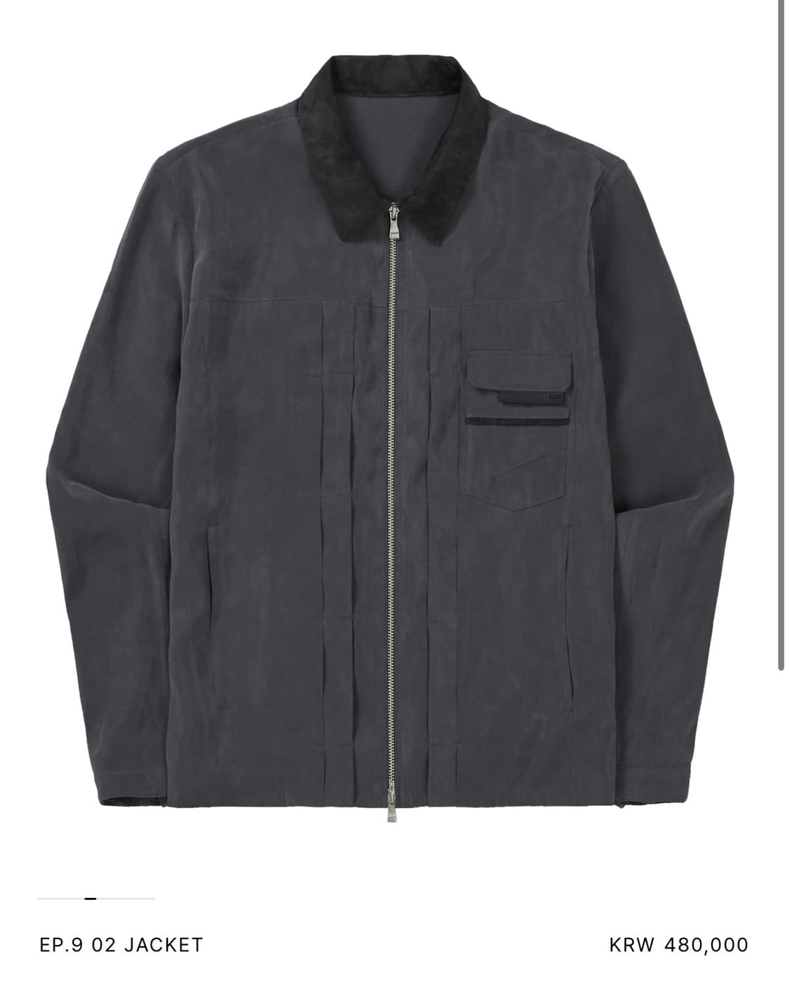 Xlim 엑슬림 ep9 02 자켓 차콜 L 상품이미지1