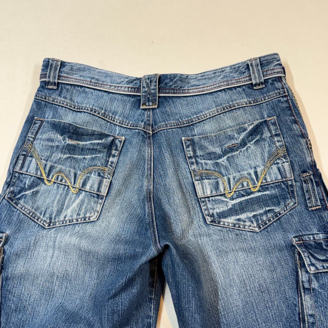 34inch) EDWIN 에드윈 데님 버뮤다 카고 팬츠 7부 바지 상품이미지2