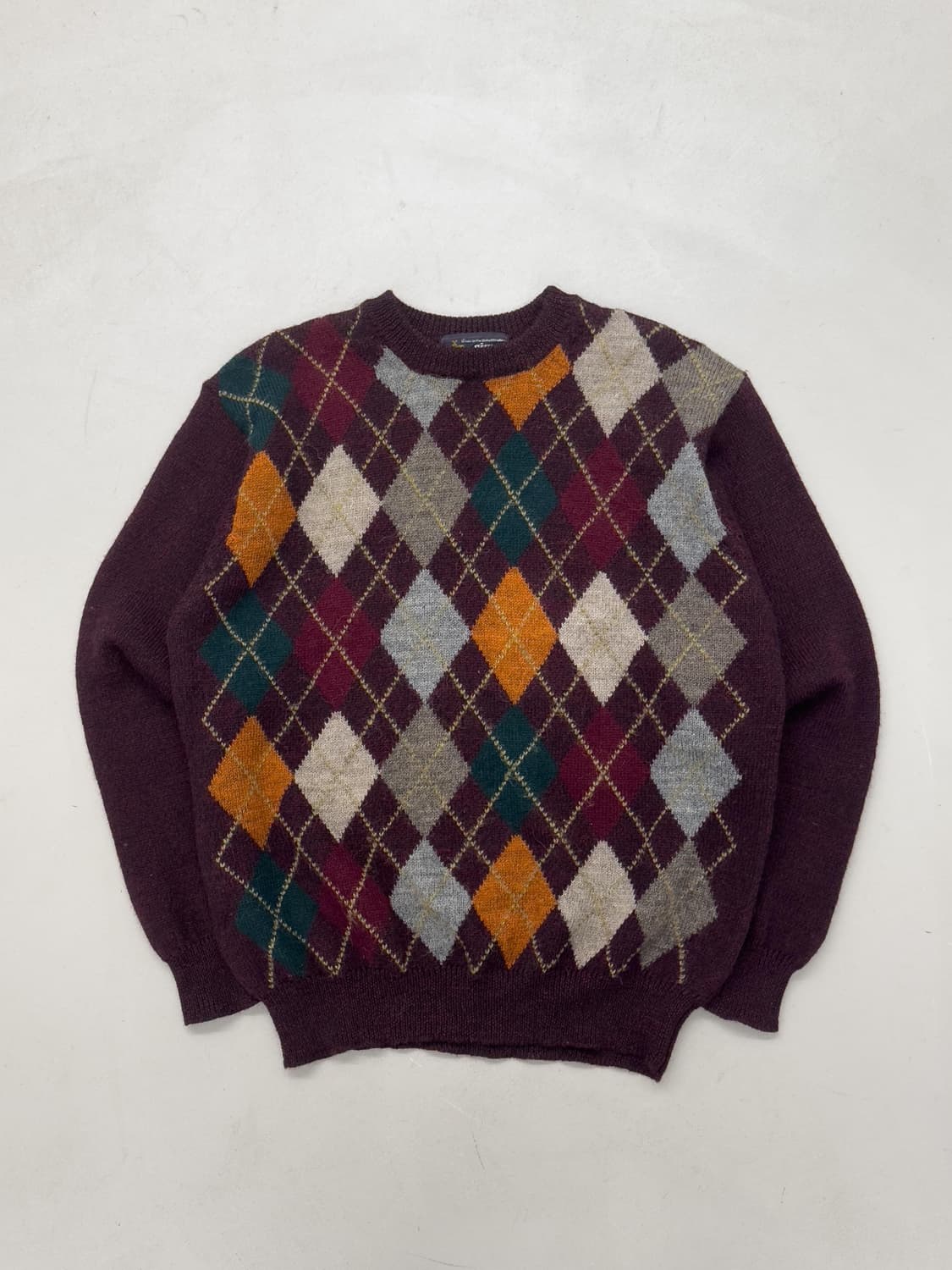 gim 아가일 니트 상품이미지1