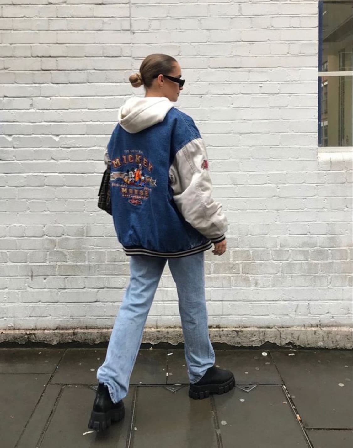 디즈니_미키마우스 데님 야구 점퍼 빈티지 상품이미지8