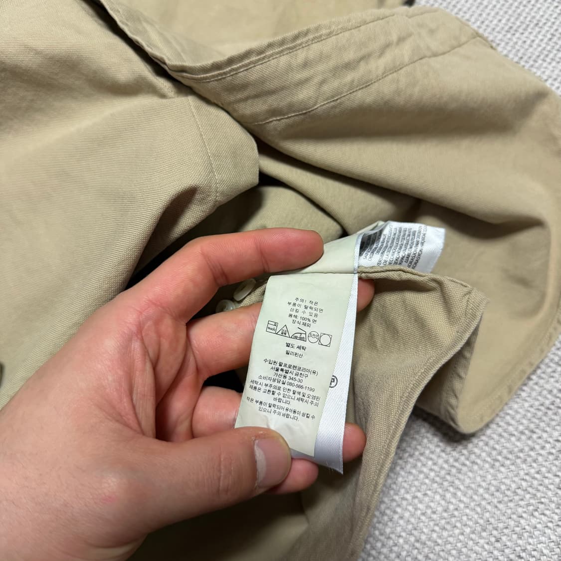 폴로 랄프로렌 클래식 핏 셔츠 상품이미지4