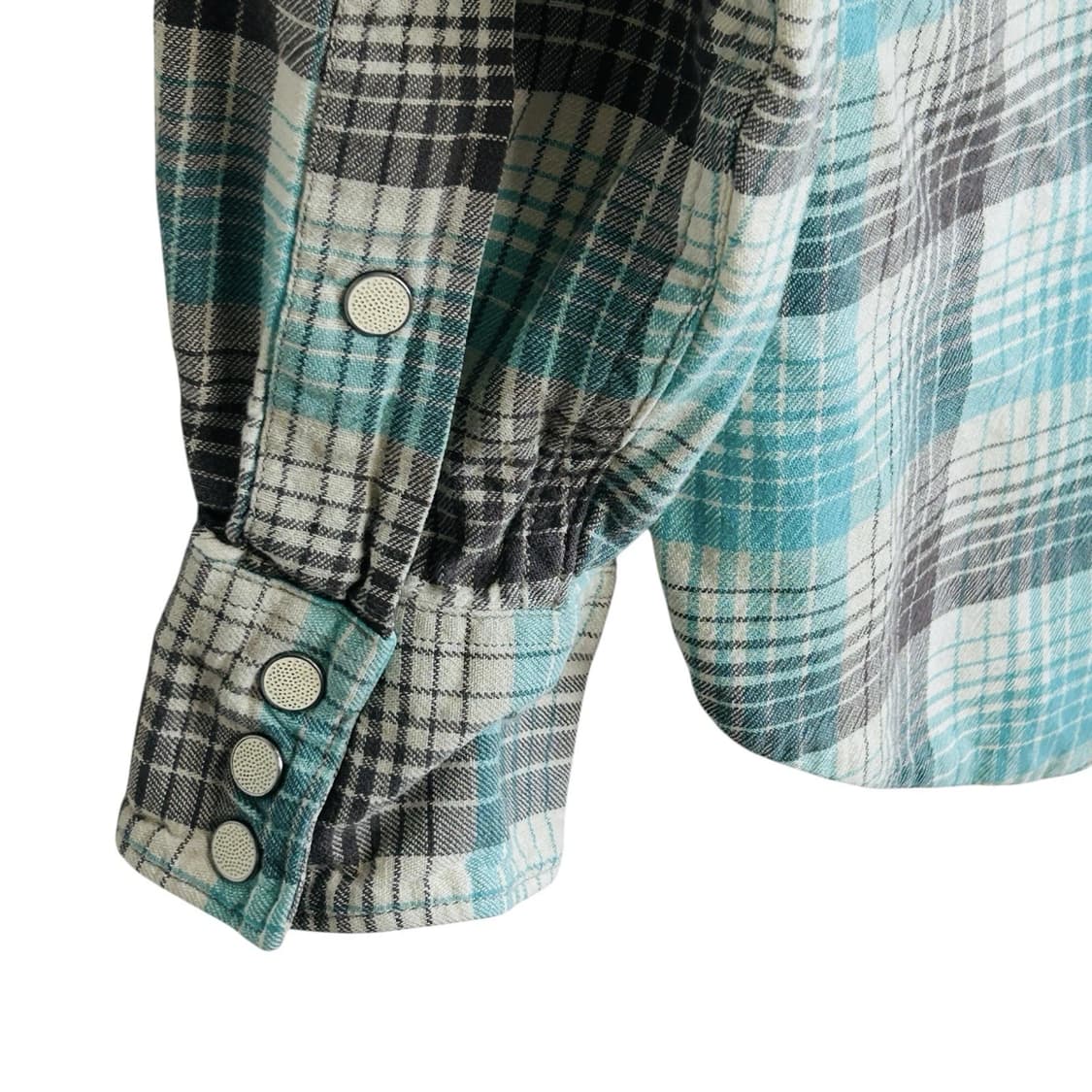 RRL 더블알엘 슬림핏 플레이드 트윌 웨스턴 셔츠 상품이미지6