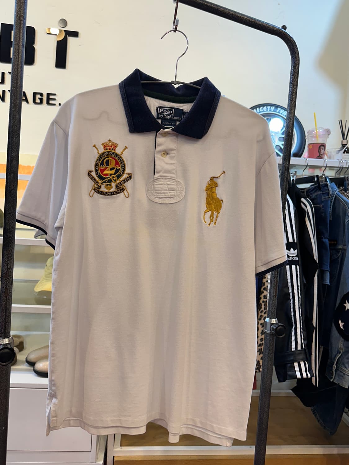 폴로 랄프로렌 빅포니 로고 반팔 카라티 상품이미지1