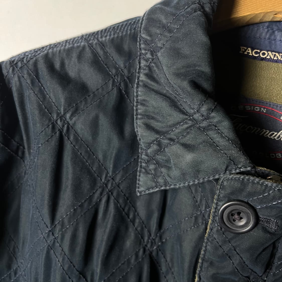 [Faconnable] 90's 파쏘나블 엘보패치 퀼팅 파데드자켓 상품이미지7