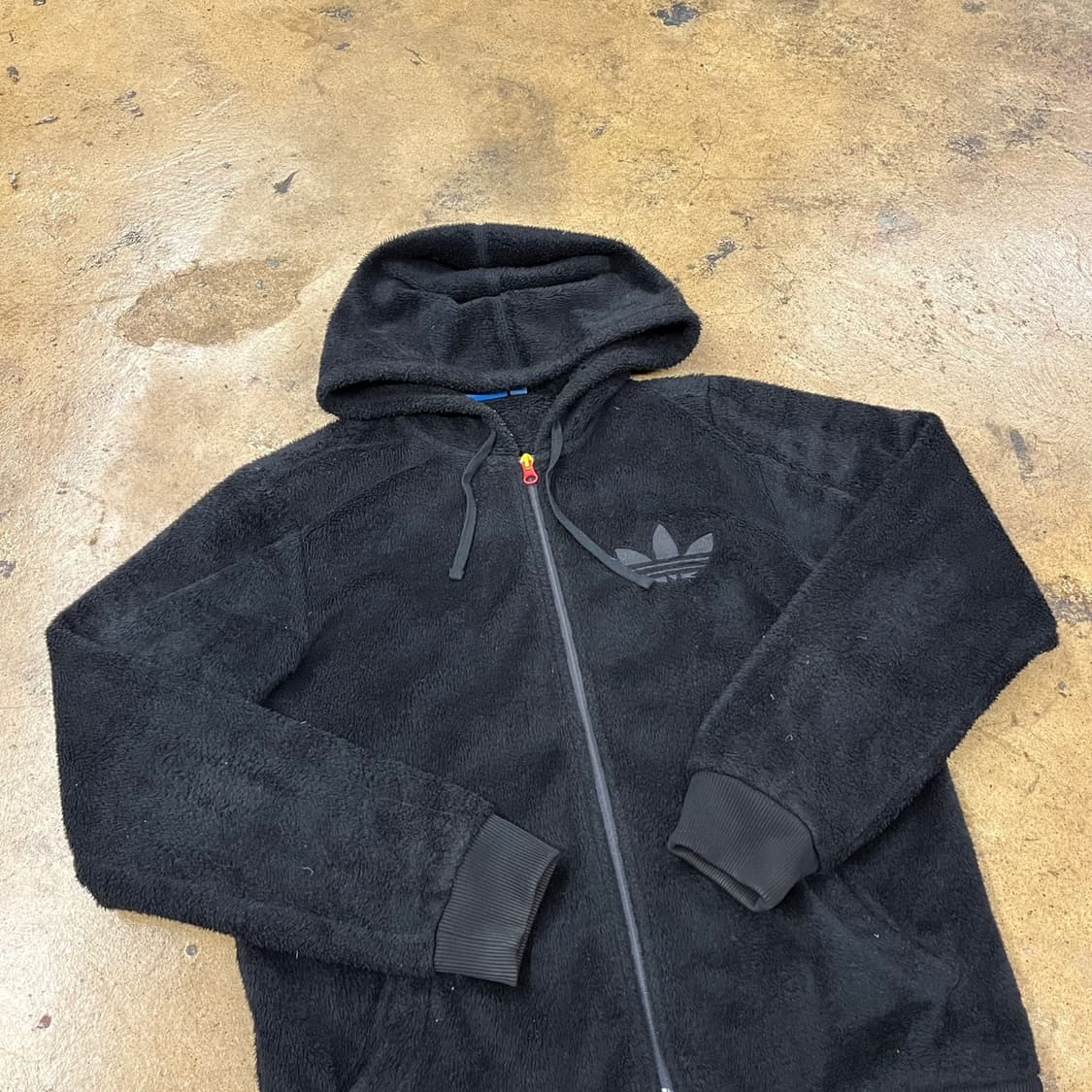 아디다스 카모 밀리터리 백로고 빅로고 후리스 후드집업 100 상품이미지1