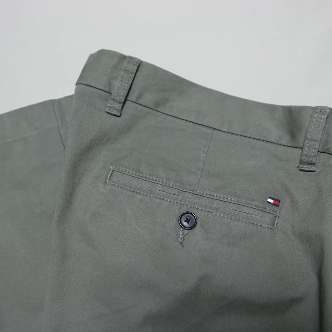 36)타미힐피거 테이퍼드핏 빈티지 카키 치노팬츠 상품이미지3
