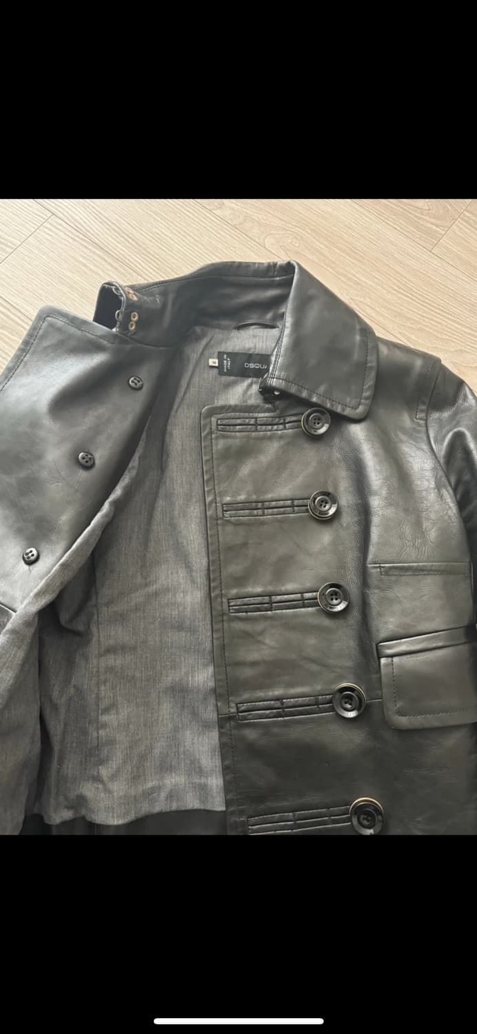 디스퀘어드2 더블브레스트 나폴레옹 레더 자켓 상품이미지2