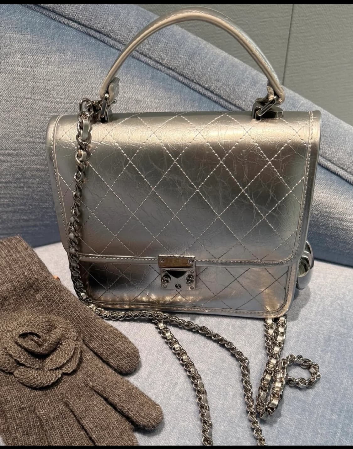 마이아이코 소피아백 미듐 - 샴페인골드 🥂 상품이미지1