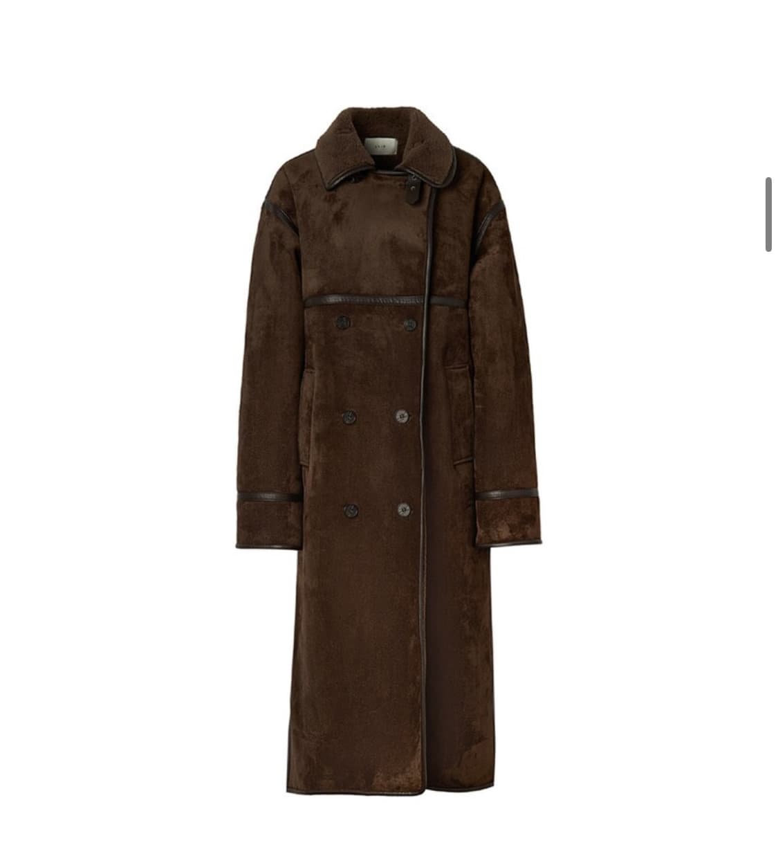 르비에르 포 스웨이드 셔링 코트 상품이미지5