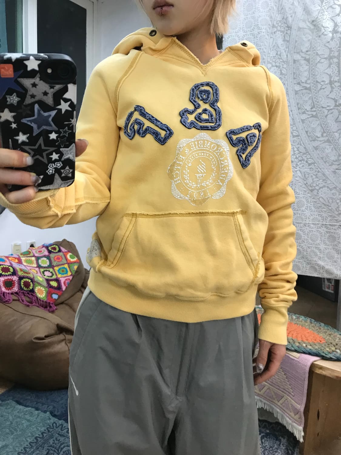 아베크롬비 여성 기모 후드티  상품이미지1