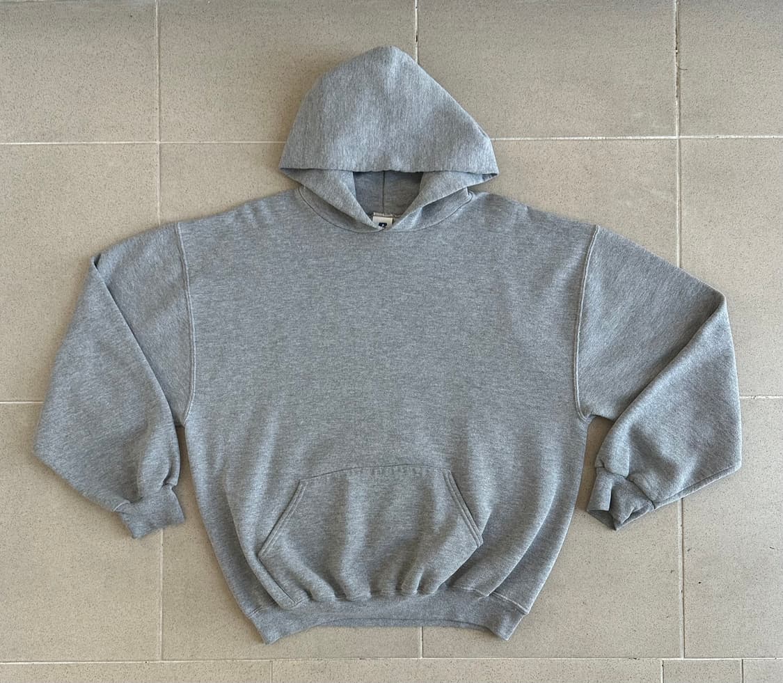 00s 빈티지 러셀 후드 그레이 XL 상품이미지1