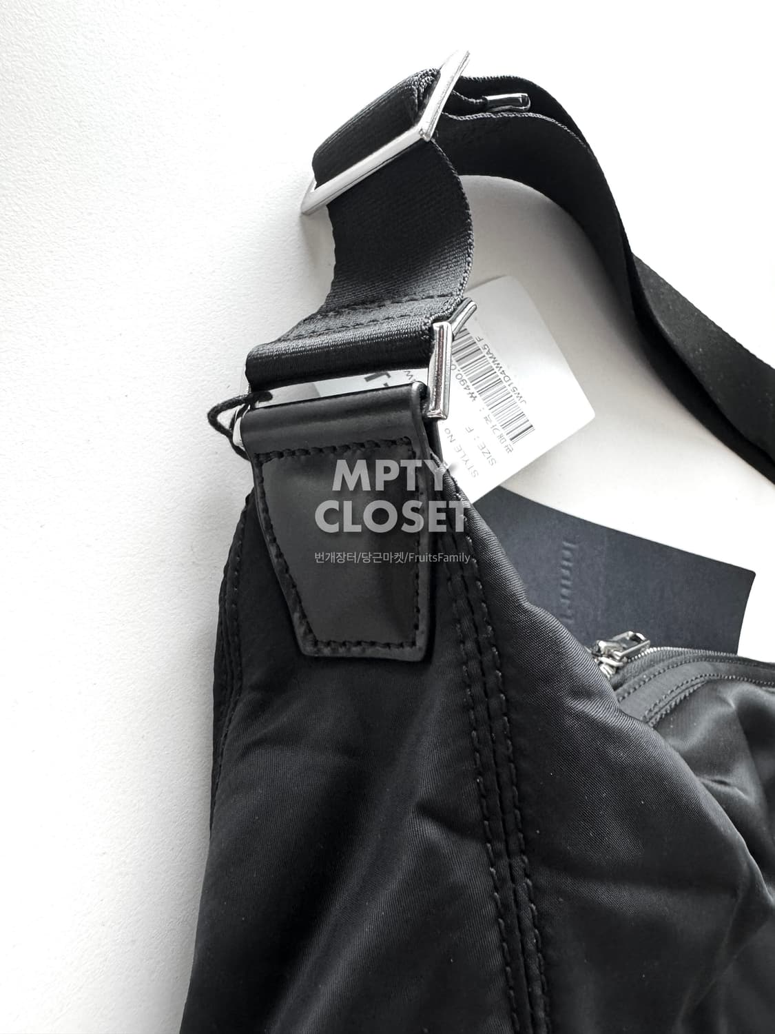 준지 성수에디션 나일론 호보백 크로스백 상품이미지7