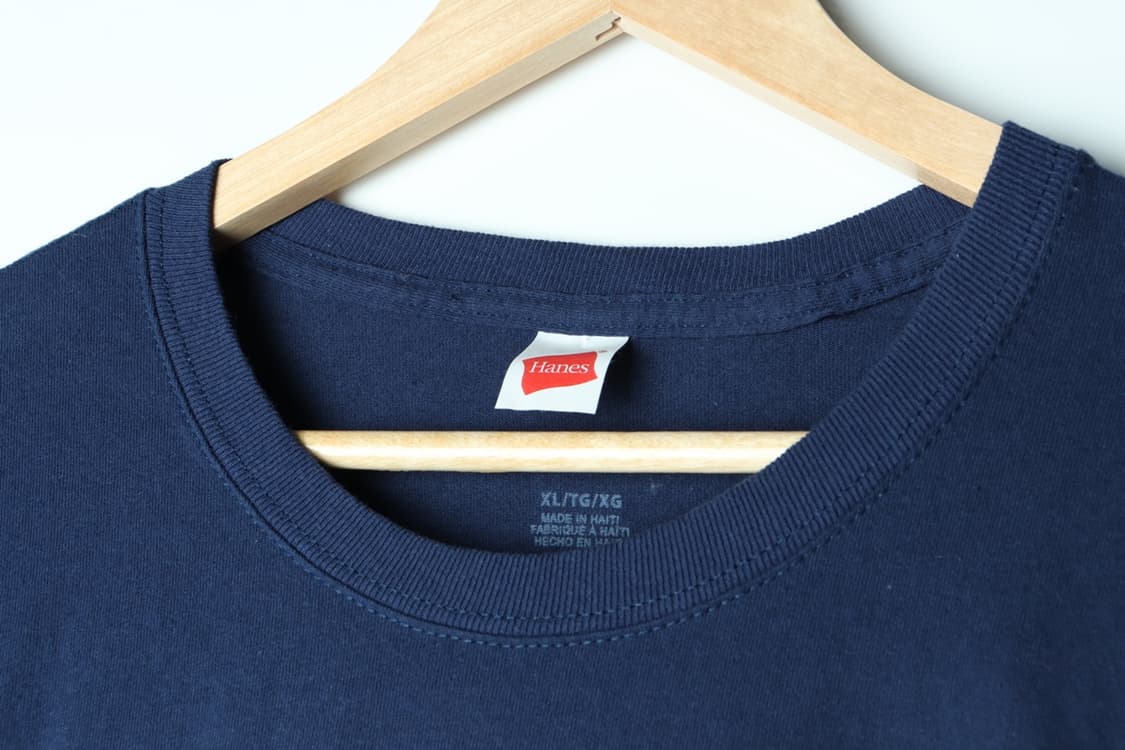(XL-3XL) 헤인즈 반팔 티셔츠 빅사이즈 USA 네이비-H30046 상품이미지5